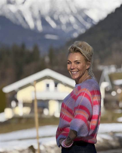 Lene Beier x Lind - LBSyren Strik - Soft Peach 